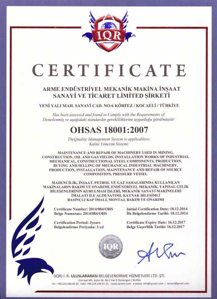 OHSAS 18001-2007